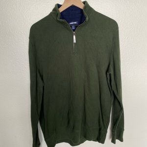 Lands End Large tall green men sweater